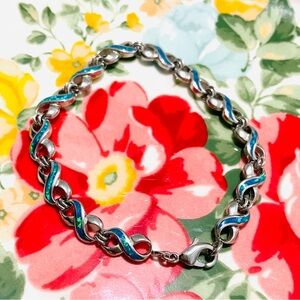 925 silver and Blue Women's Bracelet